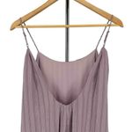 BCBG Max Azria Lilac Mauve Low Back Swing Dress Textured Stripe size Small NWT Photo 5