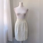 Vintage ‘90s Ivory Pencil Mini Skirt White Size XXS Photo 1