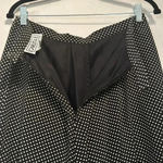 Carlisle Vintage  100% Silk Polka Dot Ruffled Lined Skirt size 12 Photo 7