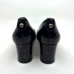 Stuart Weitzman  Tortoise Brown Peep Toe Block Heels 7.5 US Photo 5