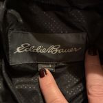 Eddie Bauer  Women’s Black Down Puffer Jacket Small Lightweight Zip-Up Coat Photo 2