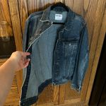 Old Navy  Womens Denim Jean Jacket Outdoors Pockets Trucker Medium‎ Photo 3