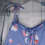 Jessica Simpson  Floral Maxi Dress in Blue with Spaghetti straps Photo 1