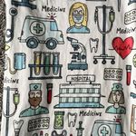 Brief Insanity Lounge Pants XL Nurse Medical Themed Super Soft Pajama‎ Bottoms Photo 2