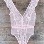 Victoria's Secret Victoria’s Secret Very Sexy Soft Pink Lace Teddy Size XS Lace Bodysuit Photo 0