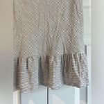 Mossimo Striped Tank Top Ruffle Hem Sleeveless Casual Summer Top Size S White Photo 6