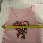 Strawberry Shortcake Pink Strawberry Graphic Tank Top, Sleeveless Top, size L Size L Photo 7