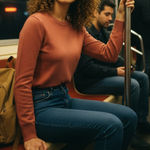 Everlane The Soft Cotton Crew Sweater in Spanish Clay Photo 0