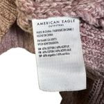 American Eagle  Outfitters Knit Sweater Open Weave Relaxed Fit Light Pink M Photo 4