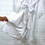 Stradivarius Stradivarious Button Down Bow Belted Dress Photo 3