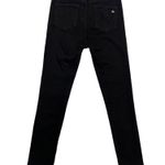 Rag and Bone Lace-Up Skinny High Rise Jeans Black Coal Size 26 Photo 3