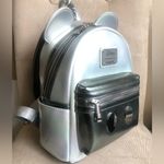 Disney NEW  100 Platinum Mickey Mouse Loungefly Backpack & Wallet set - NWT Photo 1