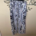 Anthropologie  Hester & Orchard blue print boho pants Large Photo 3