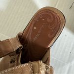 Bare traps quinella Clog sling back wedge heel size 6 brown vegan leather Photo 11