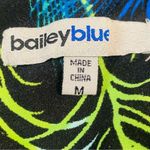 Bailey blue  V-neck Peacock Feather Print Maxi Women's Dress Size Medium Photo 8