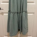 Mustard Seed Seafoam Green Smocked Ruffle Tiered Maxi Dress Photo 6
