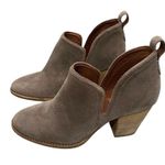 Jeffrey Campbell  - Rosalee Ankle Bootie, Taupe Suede, Sz 7.5 Photo 0