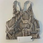 Varley NWT  Alabaster Python Let's Move Harris Bra Photo 2