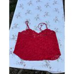 Vintage 90s Inner Most sheer babydoll Red lingerie top size large Valentines Photo 4