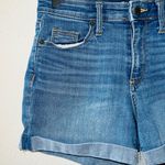 Universal Threads Medium Wash Denim High Rise Midi Cuffed Shorts Photo 1