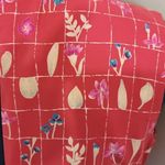 John Roberts Red Floral Sleevless Dress Size 10P Photo 7