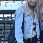 Lucky Brand Oatmeal Too With Orange And Blue Stripes Photo 2