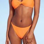 Wild Fable Orange Cheeky Bikini Bottoms Photo 0