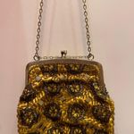 Mistra Earl Yellow Beaded Purse Photo 1