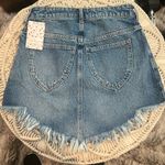 Free People  We the free Denim Mini Skirt Color: Indigo blue Size 24 VINTAGE NWT Photo 5