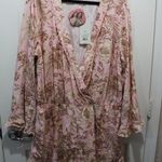 Agua Bendita Boho Romantic Floral Print Flare Sleeve Romper - XXL Photo 4