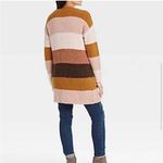 Knox Rose  Soft Striped Open Cardigan Size Medium Photo 3
