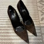 Jeffrey Campbell  Volturi Heel in Coffee Suede Combo Photo 3