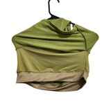 Klassy Network Green High Neck Built-in Bra Top Racerback Brami Crop Tank Medium Photo 3