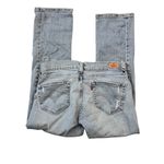 Levi's Y2K Levi’s Tilted 504 Jeans Distressed Low Rise Straight Light Wash 11 Juniors Photo 1