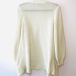 Loft Cream Open Front Knit Cardigan Photo 1