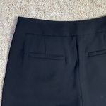 Banana Republic  Cropped Wide Leg Trousers Black Business Wear Size 8 Photo 2