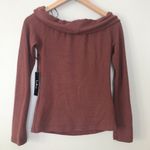 Lulus Cowl Neck Long Sleeve Burgundy Sweater NWT Photo 8