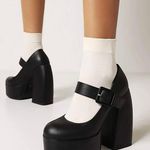 SheIn Chunky Heeled Mary Jane Pumps Photo 5