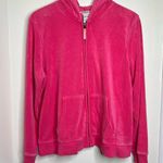 Old Navy Near Vintage Pink TerryCloth Zip Up Hooded Jacket Perfect Fit XXL Photo 0