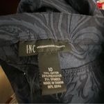 INC International Concepts Botanical Print Floral Embroidered Jeans 10 Boho Chic Blue Photo 10