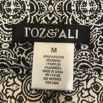 Roz & Ali  black white patterned pencil skirt NWT woman’s size medium Photo 6