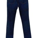Love moschino  VELVET FELT DARK BLUE STRETCH SKINNY JEANS 26 Photo 0