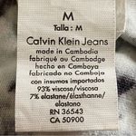 Calvin Klein Jeans  white and grey, snakeskin design, jersey t-shirt. Medium. EUC Photo 10