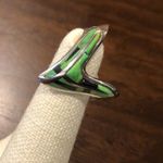 Sterling Silver JAY KING DTR Green Turquoise  Ring Sz 10-1/4 Photo 5