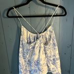 Gap LOVE Blue & White Floral Camisole / PJ Top | Women’s Size Large Photo 1