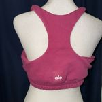 Alo Yoga NWOT  Accolade Sweatshirt Scoop Neck Bra Size Large Raspberry Sorbet Photo 0