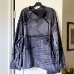 Rundholz Anthra Oversized Sweatshirt Abstract Print Gray Black Size Medium EUC Photo 0