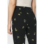 Reformation NEW Cynthia High Rise Straight Long Floral Jeans in Black Si… Photo 3