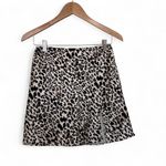 Princess Polly  Black and Cream Leopard Mini Skirt- 4 Photo 2