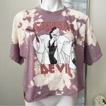 Disney Villains Cruella Devil Cropped Tee Size XL Photo 0